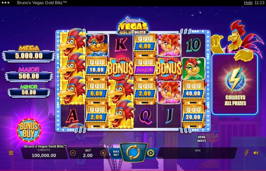 Brunos Vegas Gold Blitz