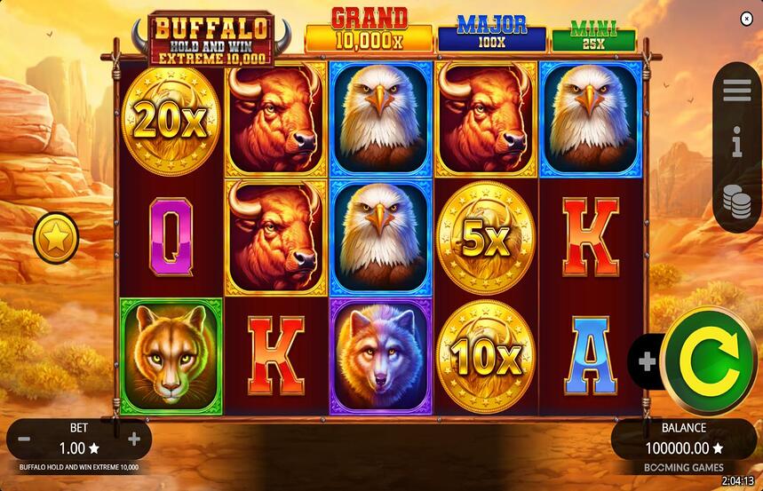 Buffalo Hold and Win Extreme 10000