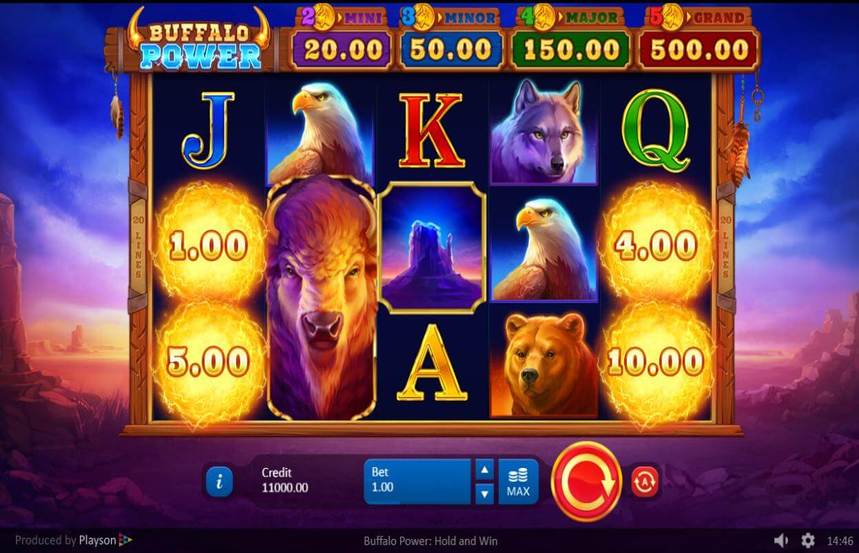 Buffalo Power Hold and Win