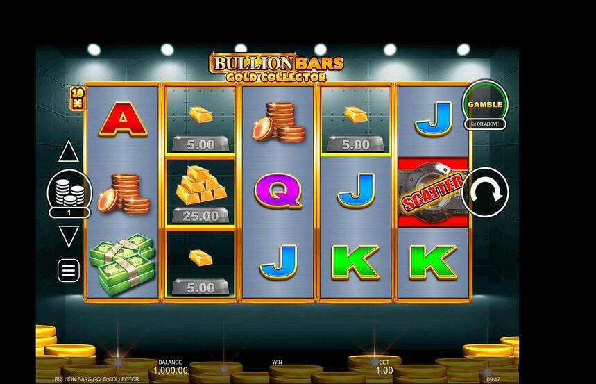 Bullion Bars Gold Collector