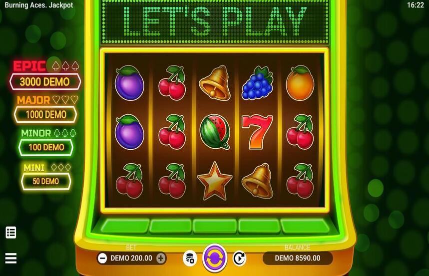 Burning Aces Jackpot