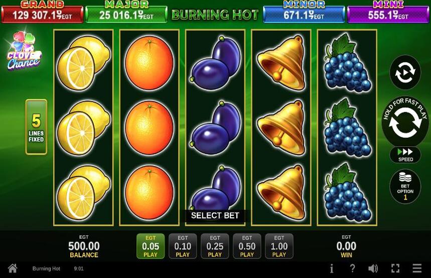 Burning Hot Clover Chance