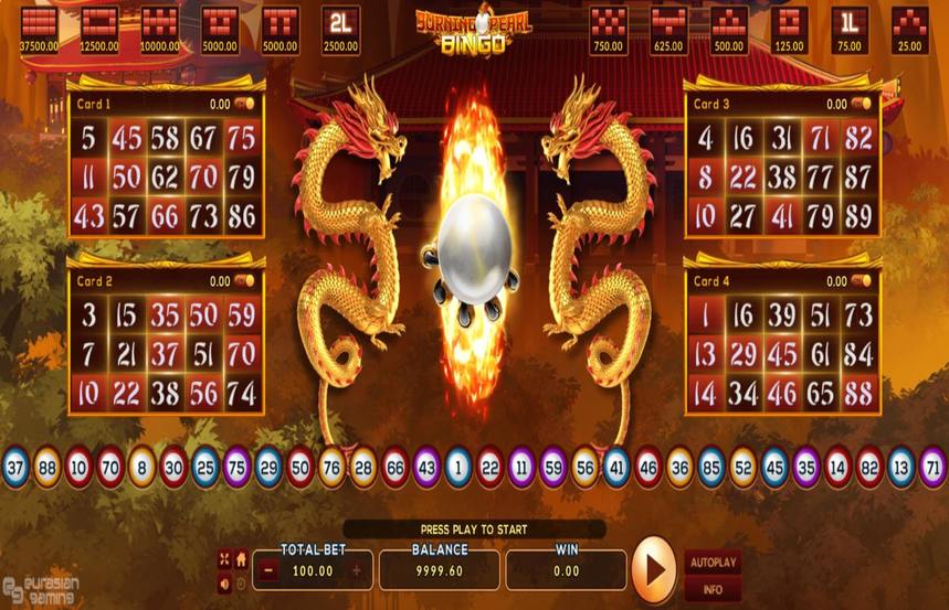 Burning Pearl Bingo