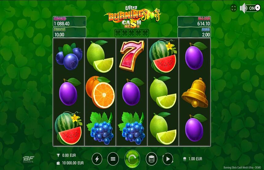 Burning Slots Cash Mesh Ultra