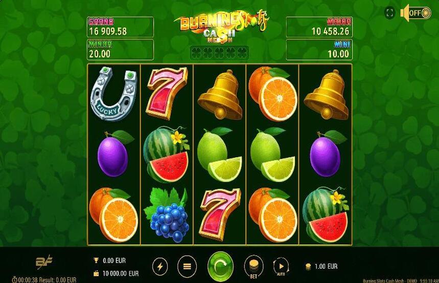 Burning Slots Cash Mesh