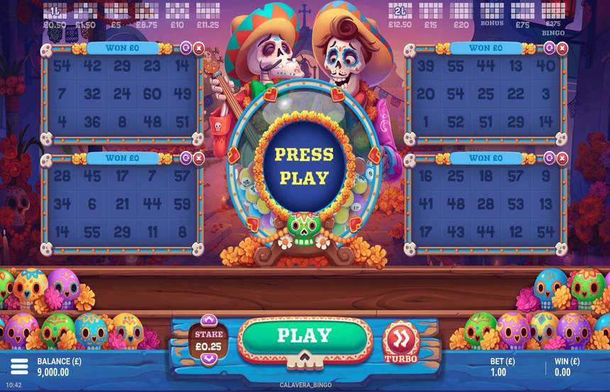 Calavera Bingo