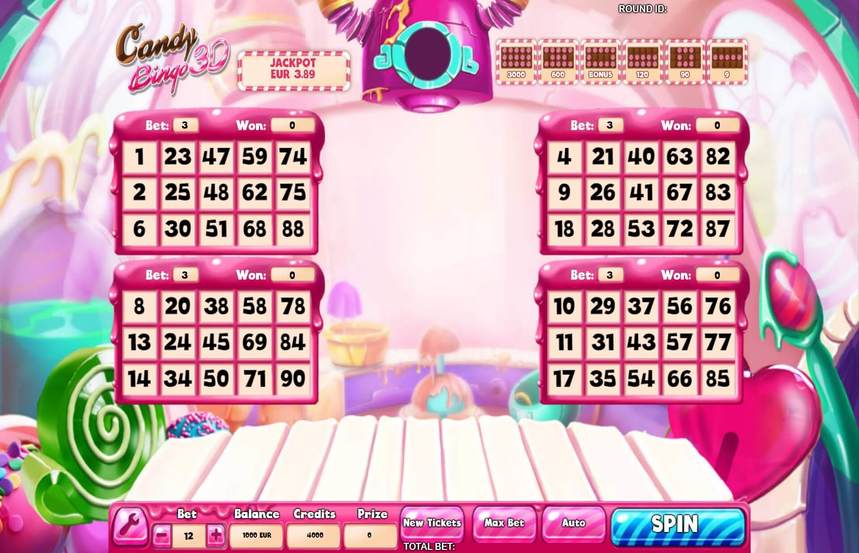Candy Bingo 3D