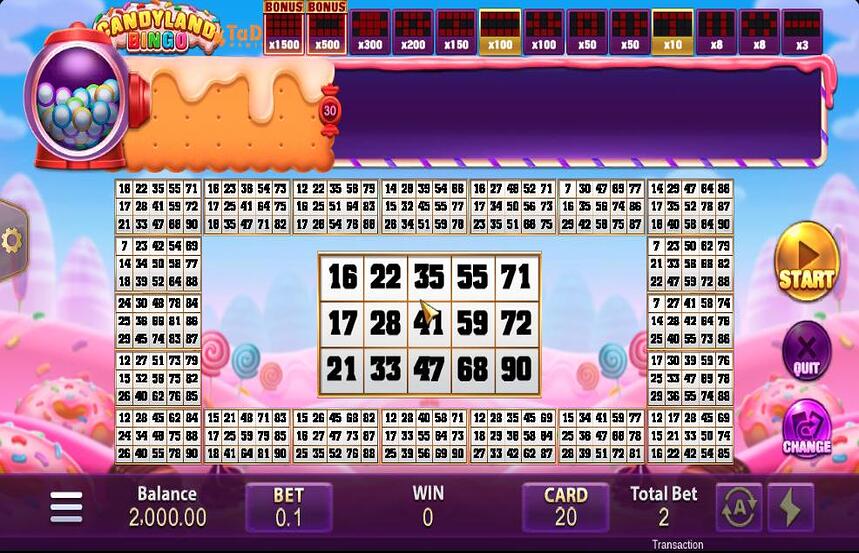 Candyland Bingo