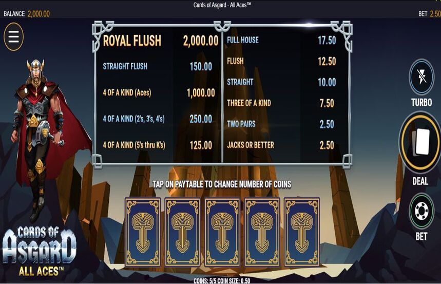 Cards of Asgard All Aces