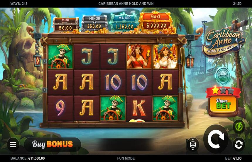 Caribbean Anne Hold and Win