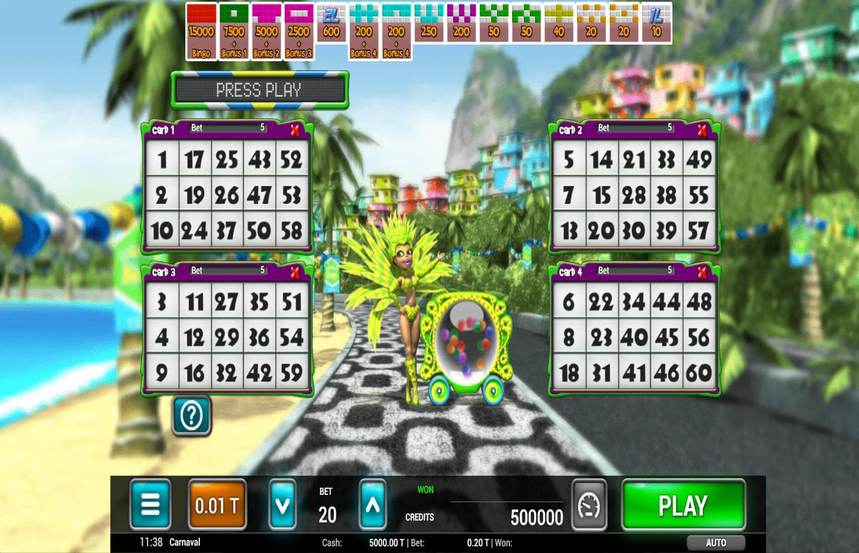 Carnaval Bingo