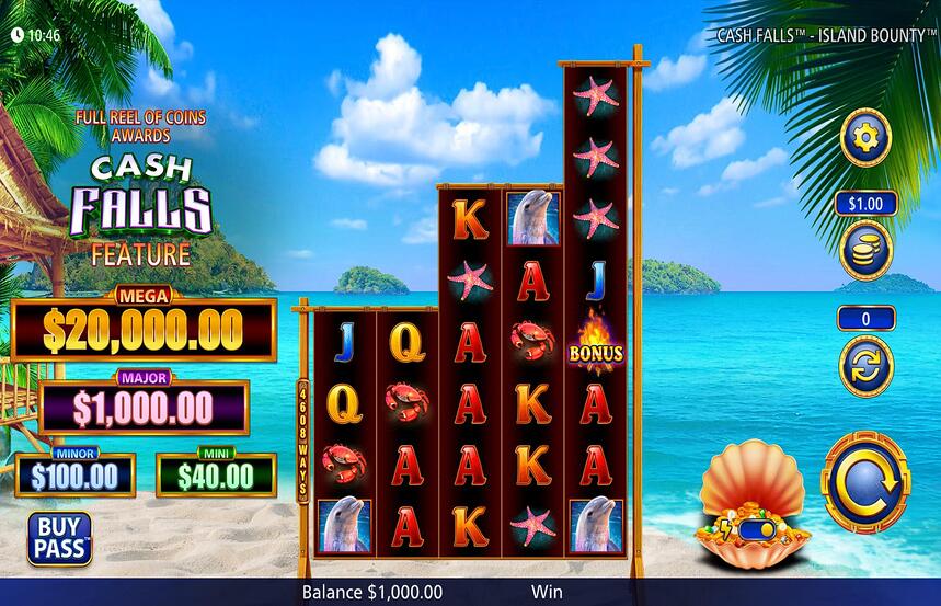 Cash Falls Island Bounty