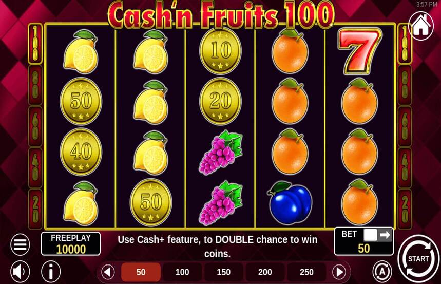 Cash n Fruits 100