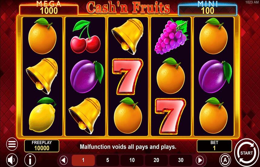 Cash n Fruits Hold And Win