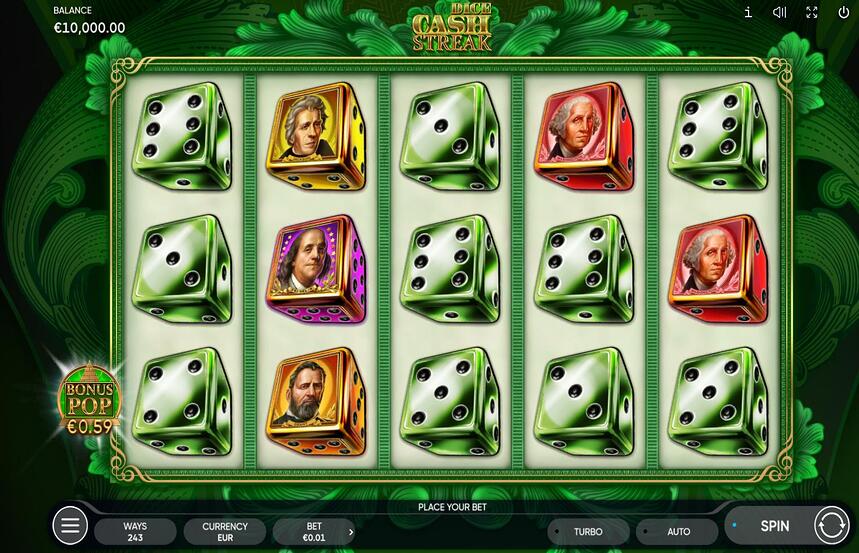 Cash Streak Dice