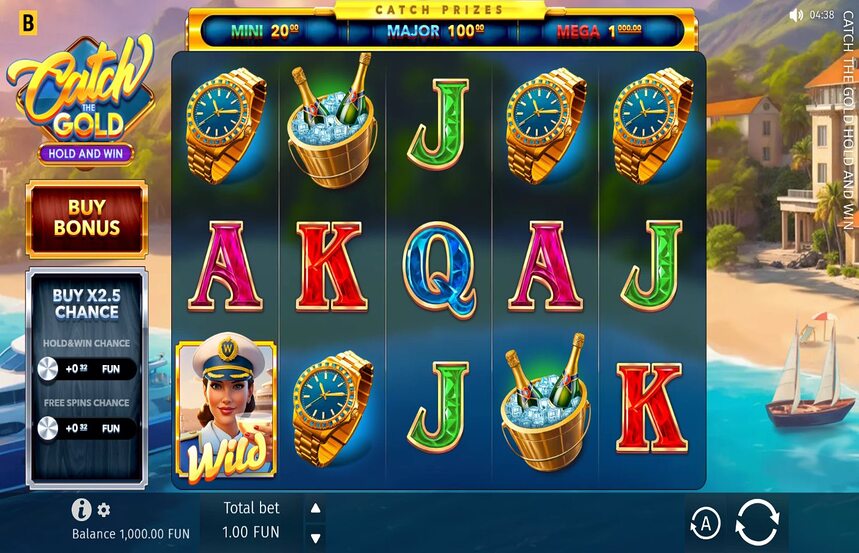 Catch the Gold Hold and Win