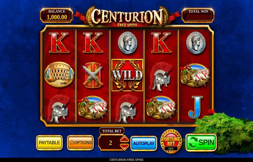 Centurion Free Spins
