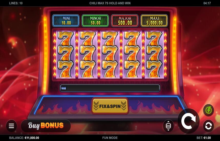 Chili Max 7s Hold and Win