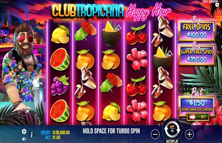 Club Tropicana Happy Hour