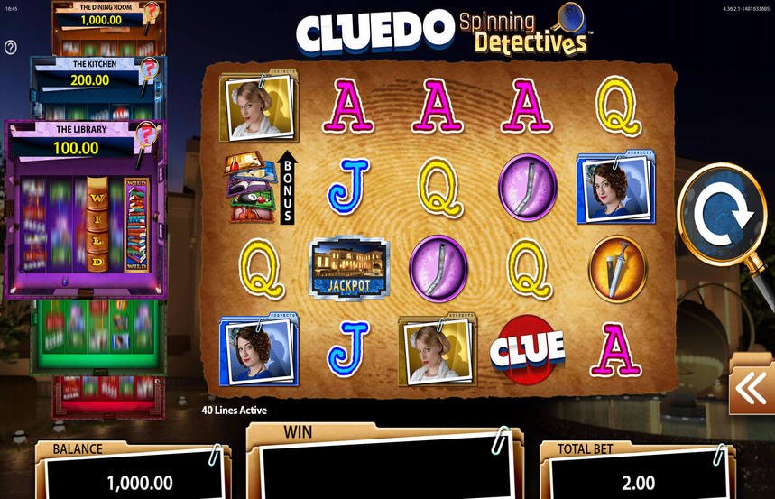 Cluedo Spinning Detectives
