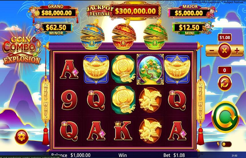 Coin Combo Explosion Jackpot Festival