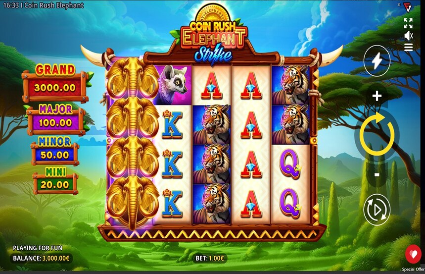 Coin Rush Elephant Strike
