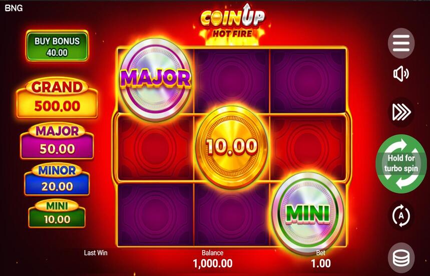 Coin UP Hot Fire