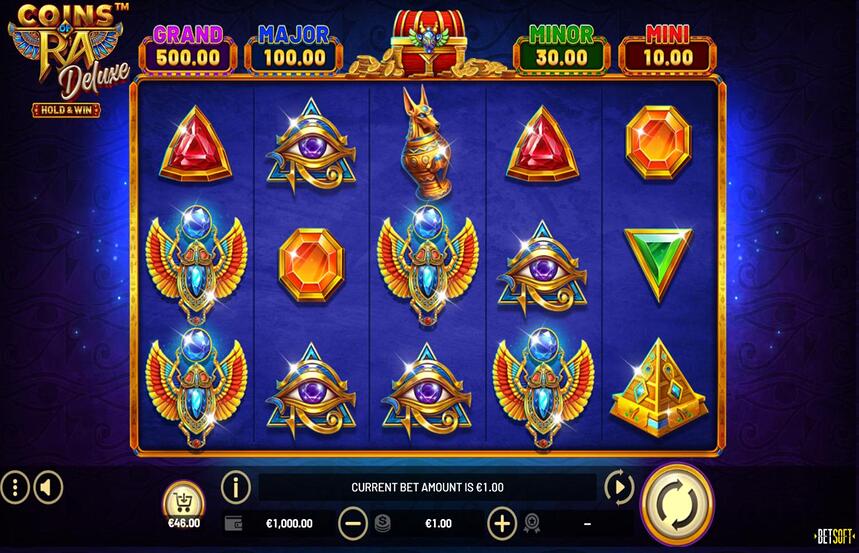 Coins of Ra Deluxe Hold and Win