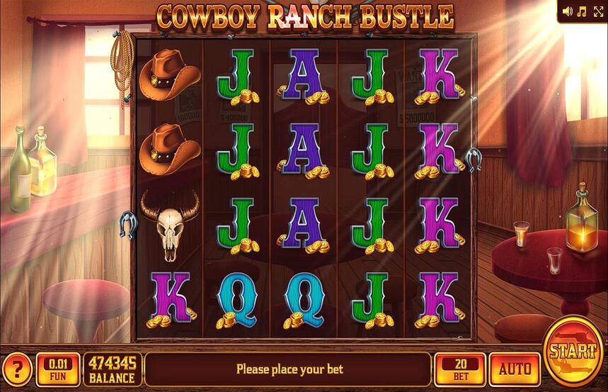 Cowboy Ranch Bustle