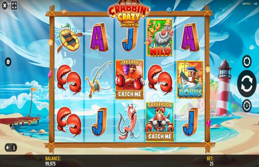 Crabbin Crazy Hold and Win