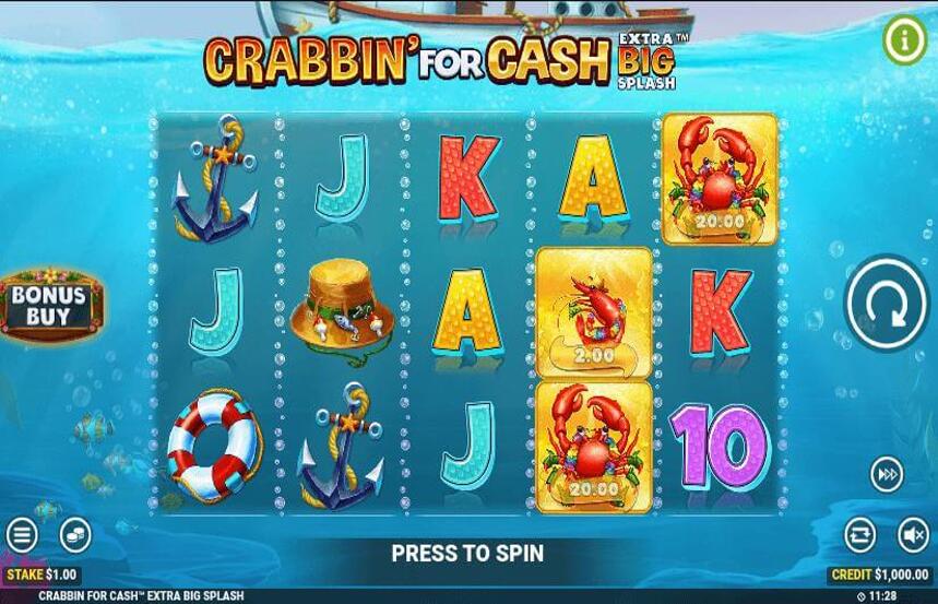 Crabbin for Cash Extra Big Splash
