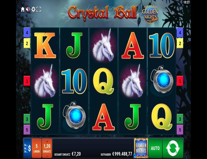 Crystal Ball Golden Nights