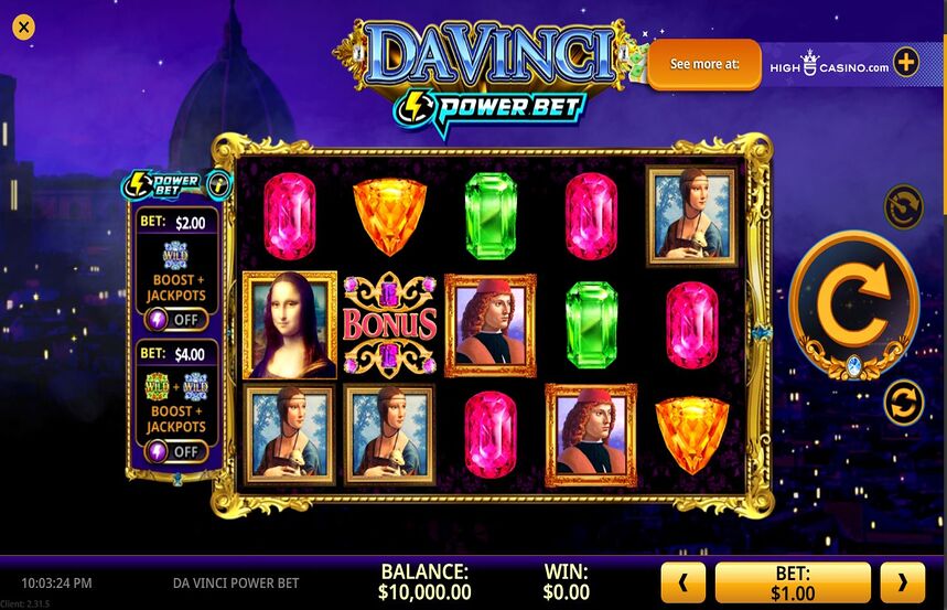 Da Vinci Power Bet