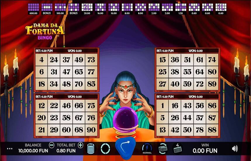 Dama Da Fortuna Bingo