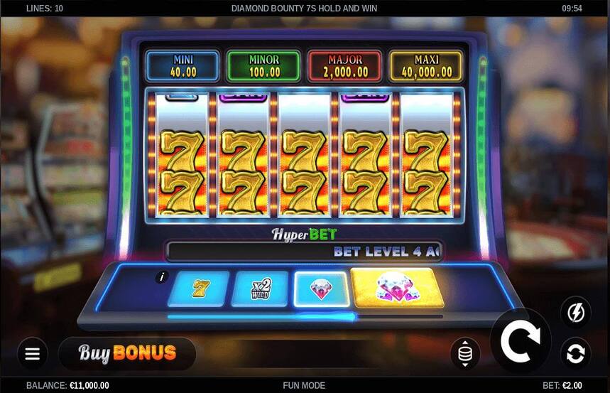 Diamond Bounty 7s Hold and Win