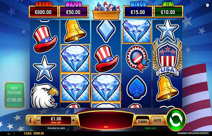 Diamond Explosion Patriots