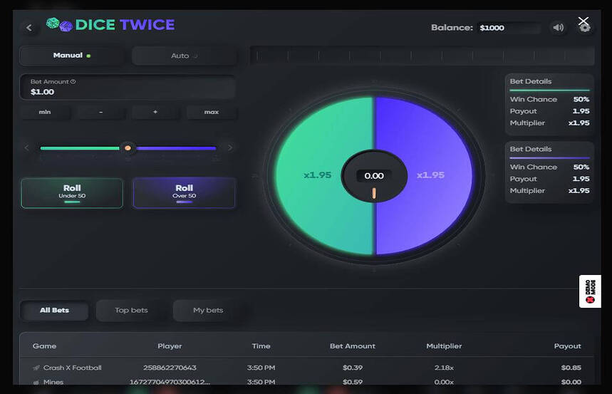 Dice Twice