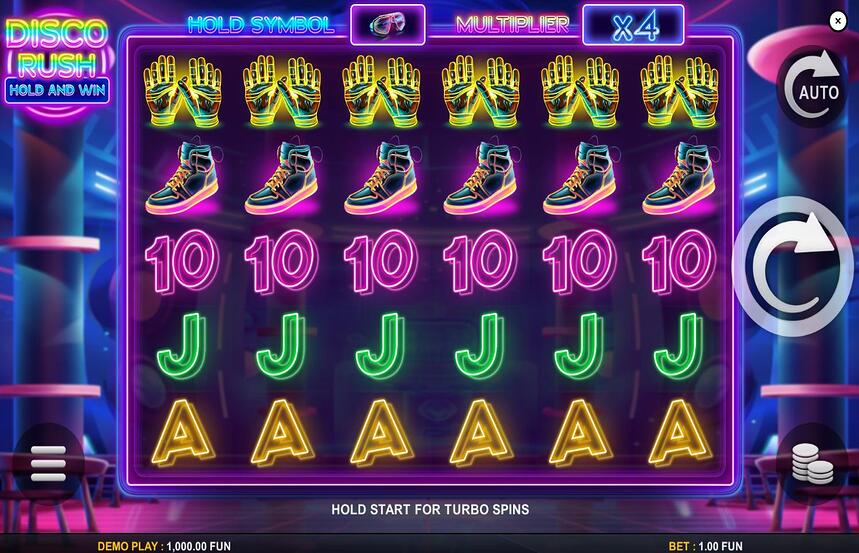 Disco Rush Hold And Win