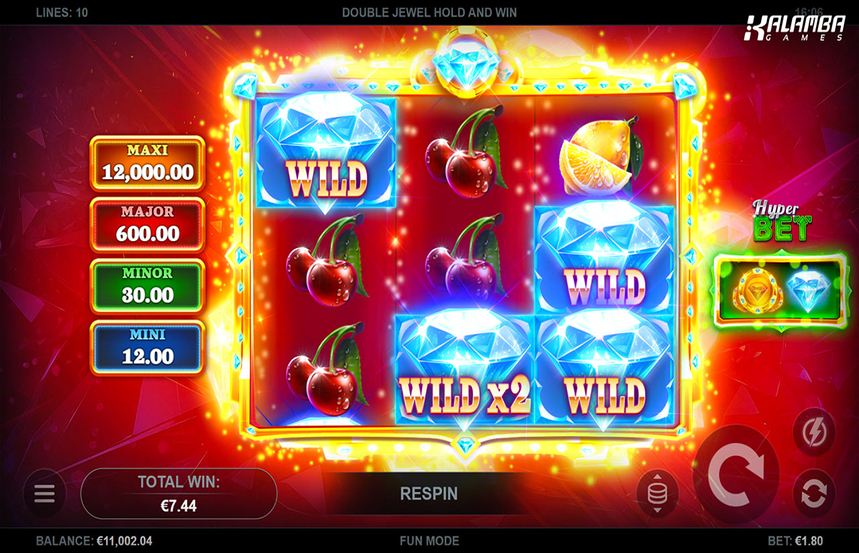 Double Jewel Hold and Win