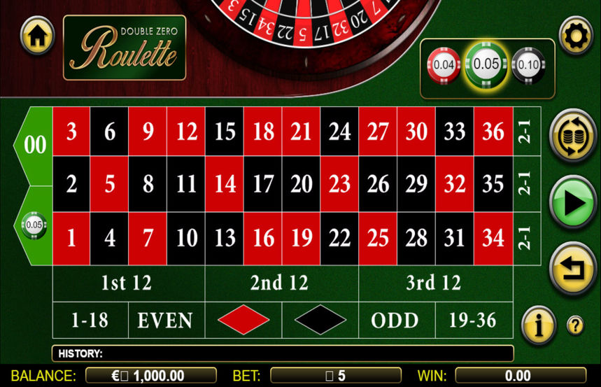 Double Zero Roulette