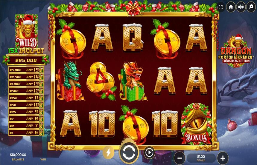 Dragon Fortune Frenzy Christmas Edition