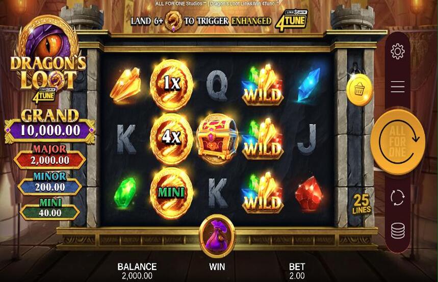 Dragons Loot Link and Win 4Tune