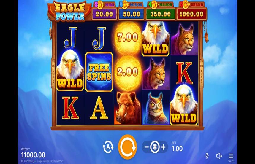 Eagle Power Hold and Win