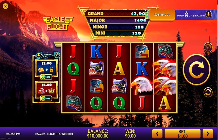 Eagles Flight Power Bet