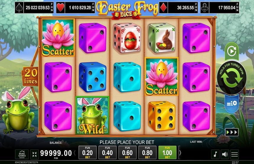 Easter Frog Dice