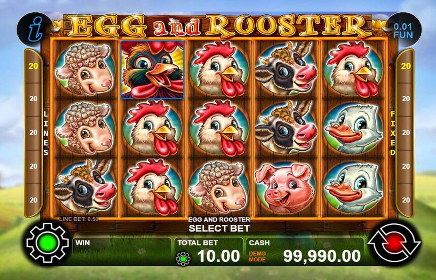 Egg and Rooster