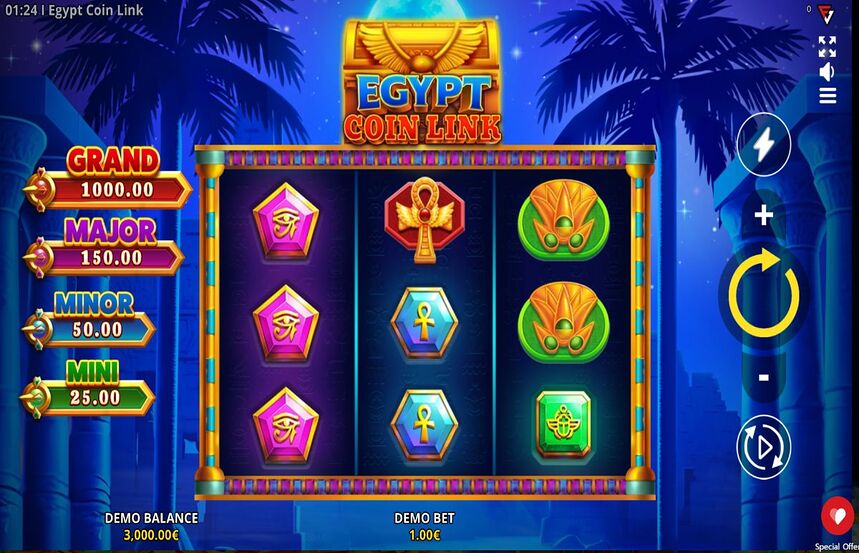 Egypt Coin Link Running Wins