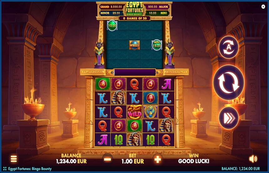 Egypt Fortunes Bingo Bounty