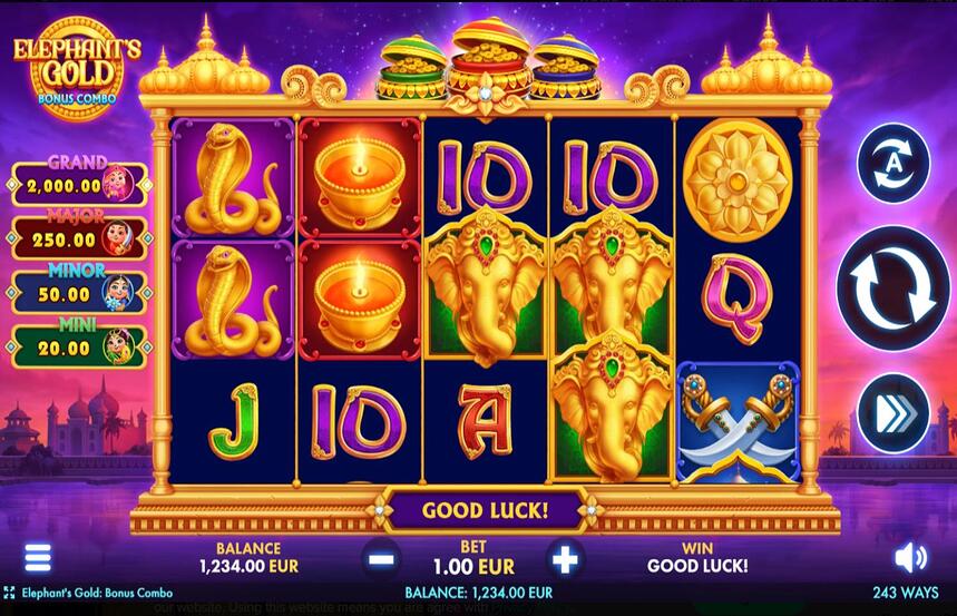 Elephants Gold Bonus Combo