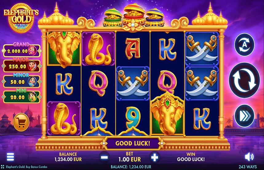 Elephants Gold Buy Bonus Combo